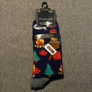 Denver Hayes Canada Camping socks men’s 7-11.5